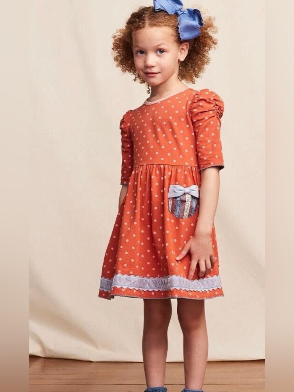 NWT Matilda Jane Heart to Heart Spot On Polka Dot Knit Lap Dress